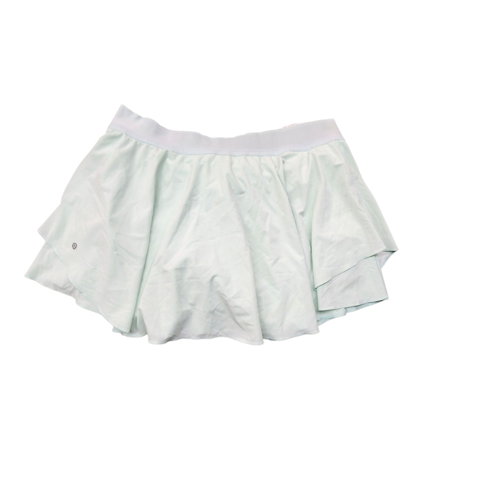 Lululemon Skorts/tennis skirt Plus Sz 18 Mint Green Euc - Picture 2 of 4